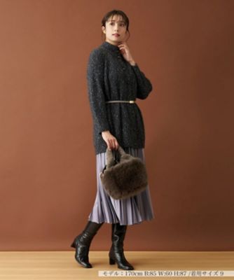 ハイネックニットジャケット【ＬＥ　ＴＲＩＣＯＴ　ＰＥＲＵＧＩＡ】