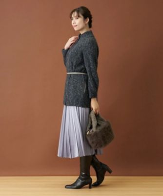 ハイネックニットジャケット【ＬＥ　ＴＲＩＣＯＴ　ＰＥＲＵＧＩＡ】