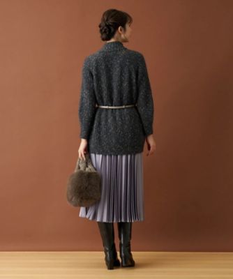 ハイネックニットジャケット【ＬＥ　ＴＲＩＣＯＴ　ＰＥＲＵＧＩＡ】