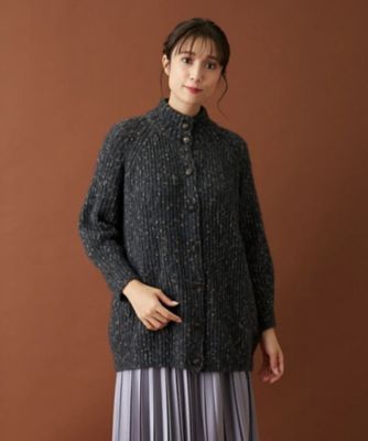 ハイネックニットジャケット【ＬＥ　ＴＲＩＣＯＴ　ＰＥＲＵＧＩＡ】