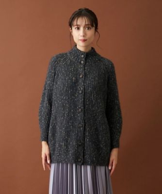 ハイネックニットジャケット【ＬＥ　ＴＲＩＣＯＴ　ＰＥＲＵＧＩＡ】