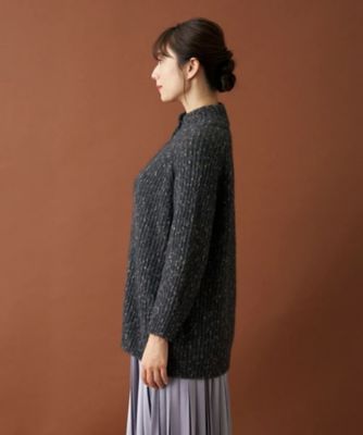 ハイネックニットジャケット【ＬＥ　ＴＲＩＣＯＴ　ＰＥＲＵＧＩＡ】