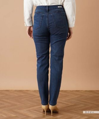 あったか素材】ストレッチデニムパンツ【L JEANS
