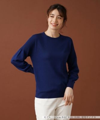 ＜Leilian (Women)＞クルーネックニットプルオーバー