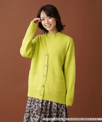＜Leilian (Women)＞Ｖネックニットカーディガン