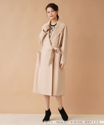 【新発売】 ビッグショールカラーコート | Leilian (Women)/レリアン | 三越 ジャケット・アウター