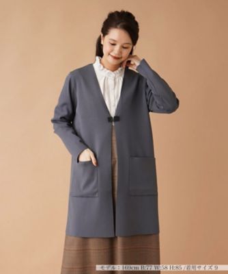 ＜Leilian (Women)＞Ｖネックロングカーディガン