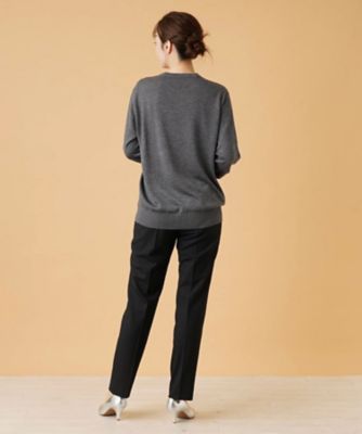 Leilian / レリアン Vガゼットニット【my perfect wardrobe】 Vガゼットニット【my perfect wardrobe