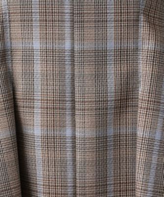 【セットアップ対応商品】チェックペプラムブラウス【Ｌｅｉｌｉａｎ：ＥＺＵＭＩ】
