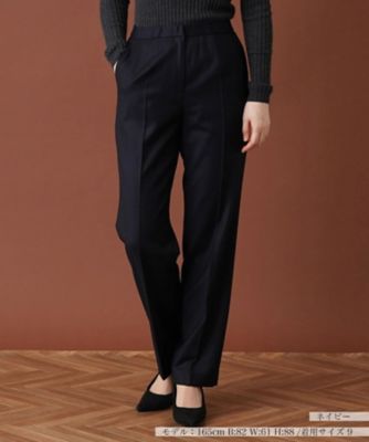 Leilian (Women)/レリアン センタープレスパンツ