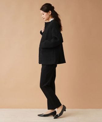 チェックノーカラージャケット【ｍｙ　ｐｅｒｆｅｃｔ　ｗａｒｄｒｏｂｅ】