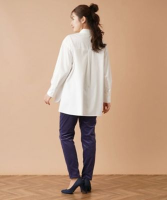 襟付き比翼ブラウス【my perfect wardrobe