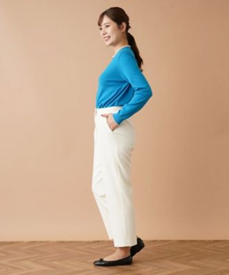 クロップドタックパンツ【ｍｙ　ｐｅｒｆｅｃｔ　ｗａｒｄｒｏｂｅ】
