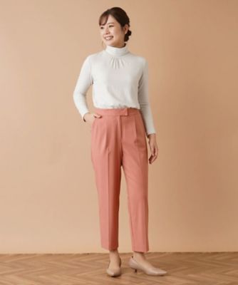クロップドタックパンツ【ｍｙ　ｐｅｒｆｅｃｔ　ｗａｒｄｒｏｂｅ】