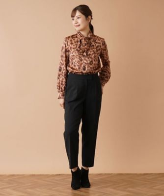 クロップドタックパンツ【ｍｙ　ｐｅｒｆｅｃｔ　ｗａｒｄｒｏｂｅ】