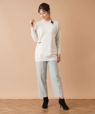 クロップドタックパンツ【ｍｙ　ｐｅｒｆｅｃｔ　ｗａｒｄｒｏｂｅ】