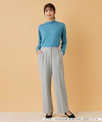 センタープレスワイドパンツ