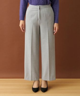 センタープレスワイドパンツ