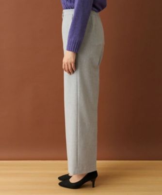 センタープレスワイドパンツ