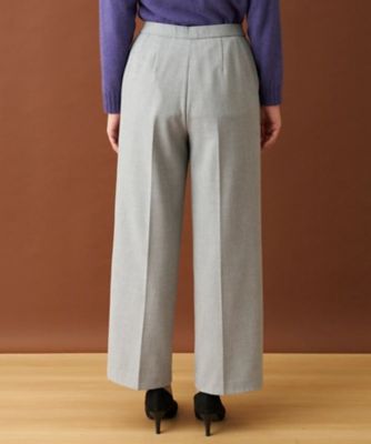 センタープレスワイドパンツ