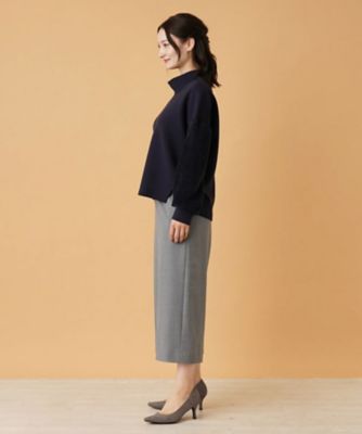袖切替ハイネックプルオーバー | Leilian (Women)/レリアン