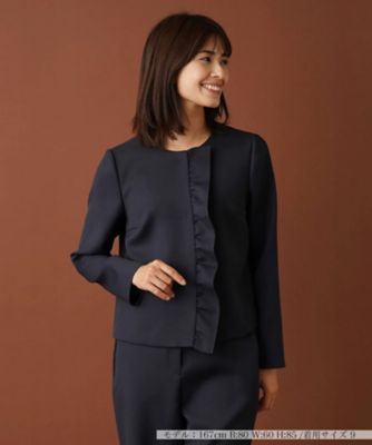 ＜Leilian (Women)＞フリルノーカラージャケット