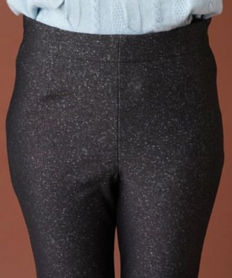【あったか素材】ツイード柄スキニーパンツ