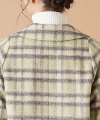 チェックテーラードコート【ＲＯＣＨＡＳ　Ｐｒｅｍｉｅｒｅ】