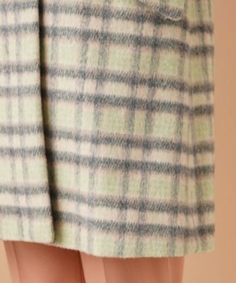 チェックテーラードコート【ＲＯＣＨＡＳ　Ｐｒｅｍｉｅｒｅ】