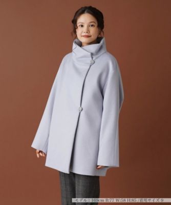 ＜Leilian (Women)＞カシミヤスタンドカラーコート