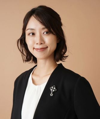 ビジュー×フェイクパールブローチ