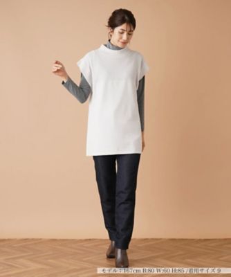 ハイネックニットベスト【ＦＡＳＨＩＯＮ　ＳＵＩＴＥ】