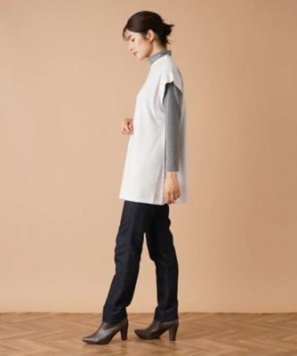 ハイネックニットベスト【ＦＡＳＨＩＯＮ　ＳＵＩＴＥ】