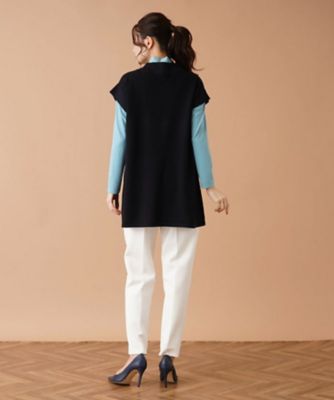 ハイネックニットベスト【ＦＡＳＨＩＯＮ　ＳＵＩＴＥ】