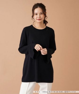 ＜Leilian (Women)＞フレアスリーブセーター【ＦＡＳＨＩＯＮ　ＳＵＩＴＥ】