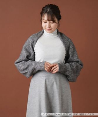 ボレロカーディガン【ＦＡＳＨＩＯＮ　ＳＵＩＴＥ】