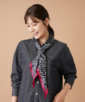＜Leilian (Women)＞イニシャルスカーフ