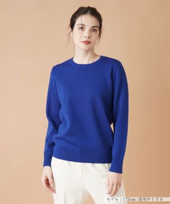 ＜Leilian (Women)＞クルーネックニットプルオーバー【ＲＯＣＨＡＳ　Ｐｒｅｍｉｅｒｅ】