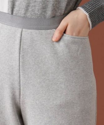 【あったか素材】セミワイドウエストゴムパンツ
