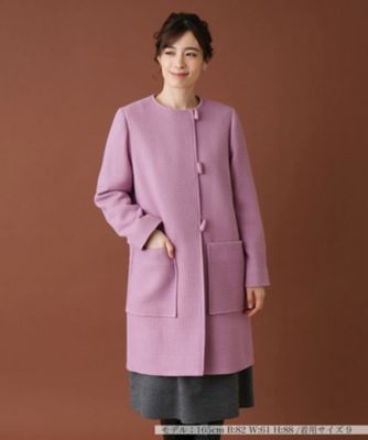 ＜Leilian (Women)＞ノーカラーコート