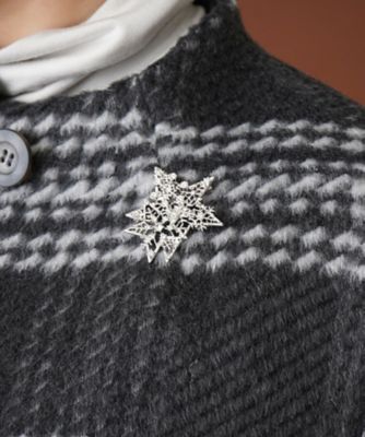 ＜Leilian (Women)＞スター結晶ブローチ