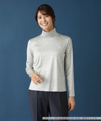 タートルネックカットソー