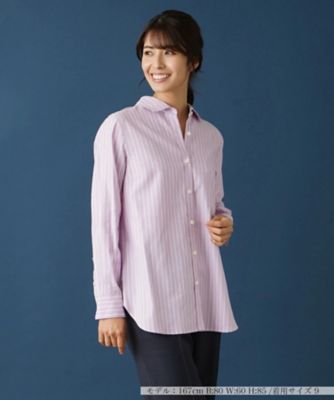 ＜Leilian (Women)＞ストライプシャツ
