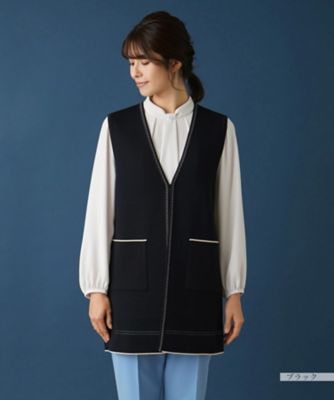 ダブルフェイスニットベスト