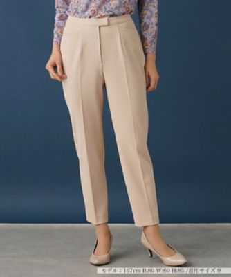 Leilian (Women)/レリアン ストレッチクロップドパンツ 183キャメル パンツ・ズボン【三越伊勢丹/公式】