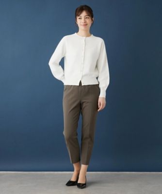 ラメゴムクロップドパンツ