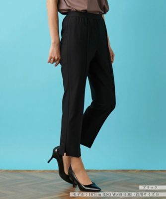 Leilian (Women)/レリアン ストレッチクロップドパンツ 199ブラック パンツ・ズボン【三越伊勢丹/公式】