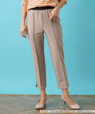 Leilian (Women)/レリアン ストレッチクロップドパンツ 182ベージュ パンツ・ズボン【三越伊勢丹/公式】