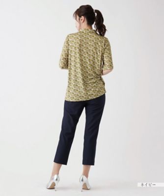 ストレッチクロップドテーパードパンツ