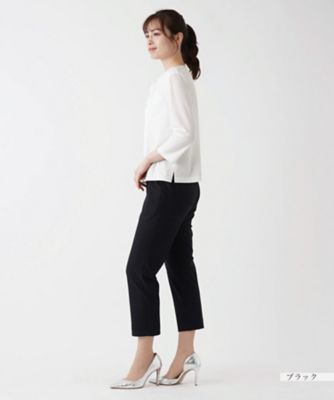 ストレッチクロップドテーパードパンツ